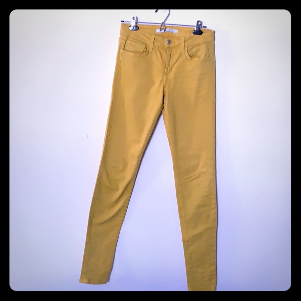 Mustard Yellow Skinny Joe Jeans